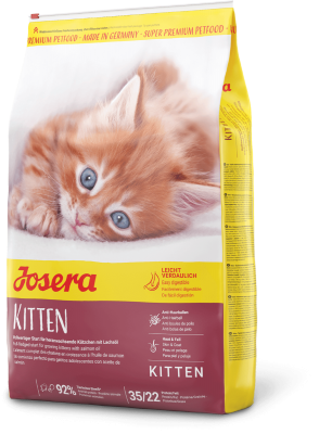 Корм Йозера Киттен для котят, кормящих и беременных кошек Josera Kitten 35/22, 10 кг.