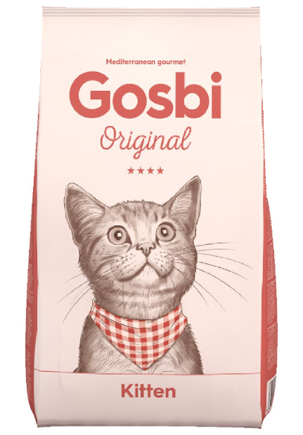Сухой корм Gosbi Original Kitten для котят (Курица, лосось, тунец)