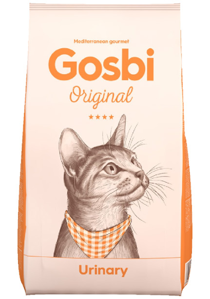 Сухой корм Gosbi Original Urinary Cat для профилактики заболеваний мочевыводящих путей у взрослых кошек (Курица, лосось, тунец)