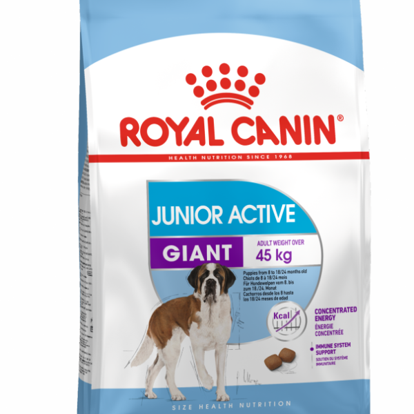 Корм для щенков Royal Canin Giant Junior Active (для активных щенков гигантских пород от 8 до 24 месяцев)
