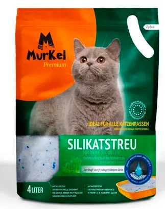 Силикагелевый впитывающий наполнитель Murkel Grass с ароматом скошенной травы