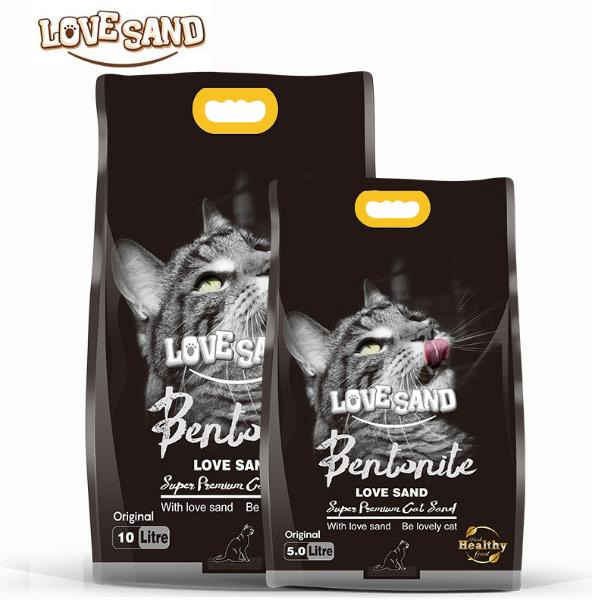 Бентонитовый комкующийся наполнитель Love Sand Original без аромата