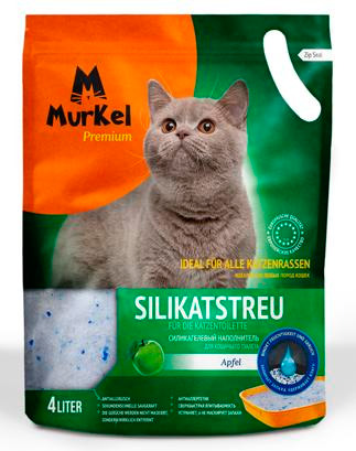 Силикагелевый впитывающий наполнитель Murkel Apple с ароматом яблока