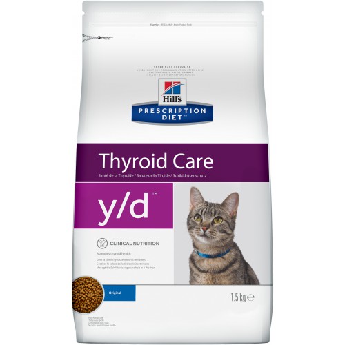Лечебный корм для кошек Хиллс PD y/d (Заболевания щитовидной железы)