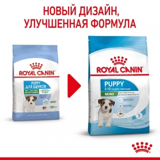 Корм для щенков Royal Canin Mini Puppy (для щенков мелких пород от 2 до 10 месяцев)