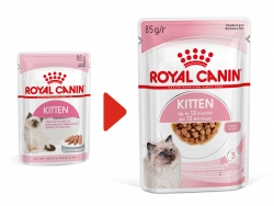 Важный корм для котят Роял Канин Киттен инстинктив паштет (Royal Canin Kitten Instinctive in Loaf), 12*85 г. Image 0