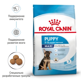 Корм для собак Royal Canin Maxi Puppy (для щенков крупных пород от 2 до 15 месяцев) Image 1