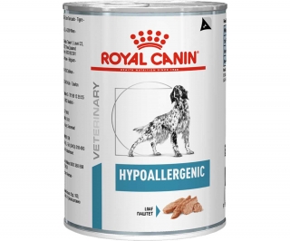 Влажный корм Royal Canin Hypoallergenic (Гипоаллердженик для собак с пищевой аллергией или непереносимостью)