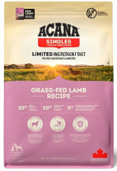 Корм беззерновой Acana Dog Grass-fed Lamb для собак с ягненком (Акана Ягненок)