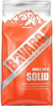 Корм Josera Bavaro Solid Adult (20/8) полнорационный для пожилых и/или малоактивных собак всех пород, 18 кг.