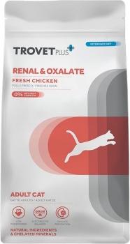 Диетический корм Trovet Plus Adult CAT Renal & Oxalate Fresh Chicken для кошек при хронической почечной недостаточности (свежая курица) - СРОК ГОДНОСТИ до 05.02.2027