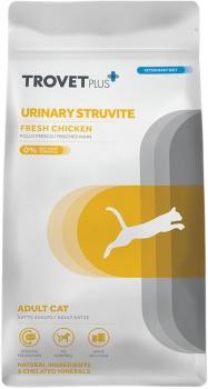 Диетический корм Trovet Plus Adult CAT Urinary Struvite Fresh Chicken для кошек при мочекаменной болезни (свежая курица) - СРОК ГОДНОСТИ до 18.12.2026
