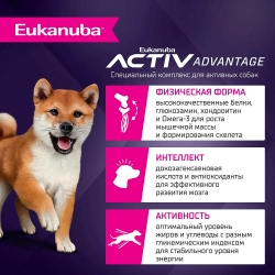 Сухой корм Eukanuba Puppy Small & Medium Breed  Lamb для щенков мелких и средних пород до 12 месяцев (Ягненок) Image 2