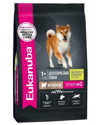 Сухой корм Eukanuba Adult Small & Medium Breed Lamb для собак собак мелких и средних пород старше 1 года  (Ягненок) Image 0