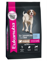 Сухой корм Eukanuba Adult Large Breed Lamb для взрослых собак крупных и очень крупных пород старше 1 года  (Ягненок) Image 0