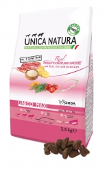 Корм для собак средних и крупных пород Unica Natura Unico Maxi - сыровяленая ветчина, рис, картофель Image 0