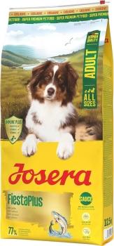 Корм Josera Fiesta Plus Adult (24/15) для привередливых собак c разноцветыми гранулами, мясо домашней птицы и лосося, 12.5 кг