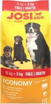 Корм Josera JosiDog Economy Adult (22/8) для всех собак крупных и мелких пород, АКЦИЯ! 15 кг +3 кг БЕСПЛАТНО!