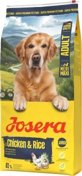 Корм Josera Chicken & Rice (Adult Medium/Maxi 26/14) для активных собак крупных пород (прежний Large Breed), 12.5 кг.