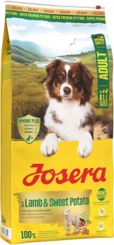 Корм беззерновой гипоаллергенный Josera Adult with Lamb & Potato (Medium/Maxi 25/16) для взрослых собак всех пород с пищевой аллергией на злаки, 12.5 кг