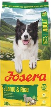 Корм Josera Adult with Lamb & Rice (20/11) для взрослых собак с ягненком и рисом, 12.5 кг.