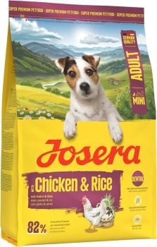 Корм Josera Mini Adult with Chiken & Rice (Sensitive 27/16) для взрослых собак мелких пород с курицей и рисом, 10 кг.