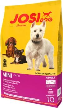 Корм Josera JosiDog Mini Adult (26/11) полнорационный для взрослых собак мелких пород, 10 кг.
