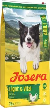Корм Josera Light & Vital Adult Sensitive (29/7,5) для собак с избыточным весом, с низкой активностью и стареющих собак, 12.5 кг.