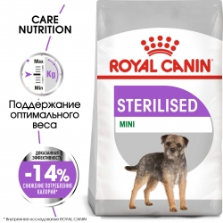 Корм для собак Royal Canin Mini Sterilised (Корм для взрослых стерилизованных собак мелких размеров) Image 1