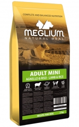 Сухой корм Меглиум Мини Сенсибл с ягненком (Meglium Mini Sensible Lamb & Rice 25/13) для взрослых собак мелких пород с чувствительным пищеварением Image 0