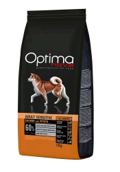 Сухой беззерновой корм для взрослых собак с чувствительным пищеварением Оптиманова Эдалт Сенситив Adult Sensitive Salmon & Potato (лосось и картофель) Image 1