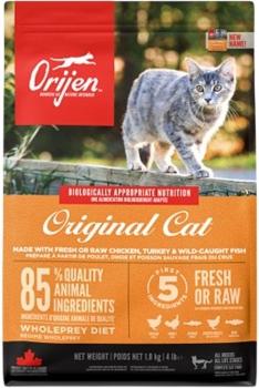 Корм беззерновой Orijen Original Cat для кошек всех возрастов (Ориджен Ориджинал)
