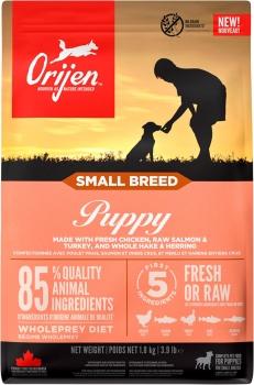 Корм беззерновой Orijen Puppy Small Breed Dog для щенков мелких пород (Ориджен Паппи Смол Брид)