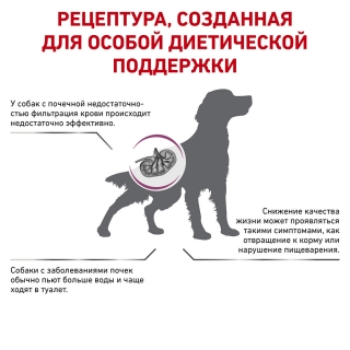 Лечебный сухой корм для собак Royal Canin Renal, Ренал (хроническая почечная недостаточность) Image 2