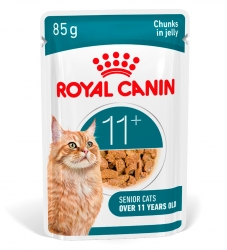 Корм для стареющих кошек старше 11 лет Роял Канин Эйджинг кусочки в желе (Royal Canin Ageing +11 in JELLY), 12*85г. Image 0