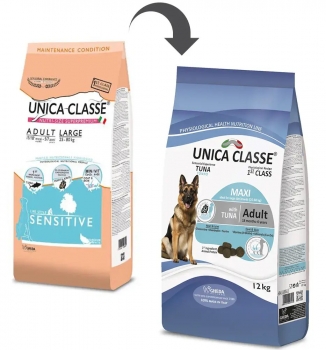 Сухой корм Unica Classe Adult Large Sensitive для взрослых собак крупных пород с чувствительной кожей (Тунец) — изображение 2