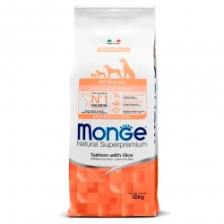 Корм Монж для щенков всех пород Monge Dog Speciality Puppy&Junior All Breeds (лосось и рис) Image 1