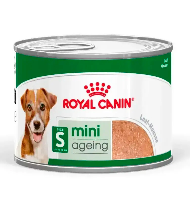 Влажный корм Royal Canin Mini Ageing (в паштете) для стареющих собак мелких пород (весом от 1 до 10 кг) старше 8 лет